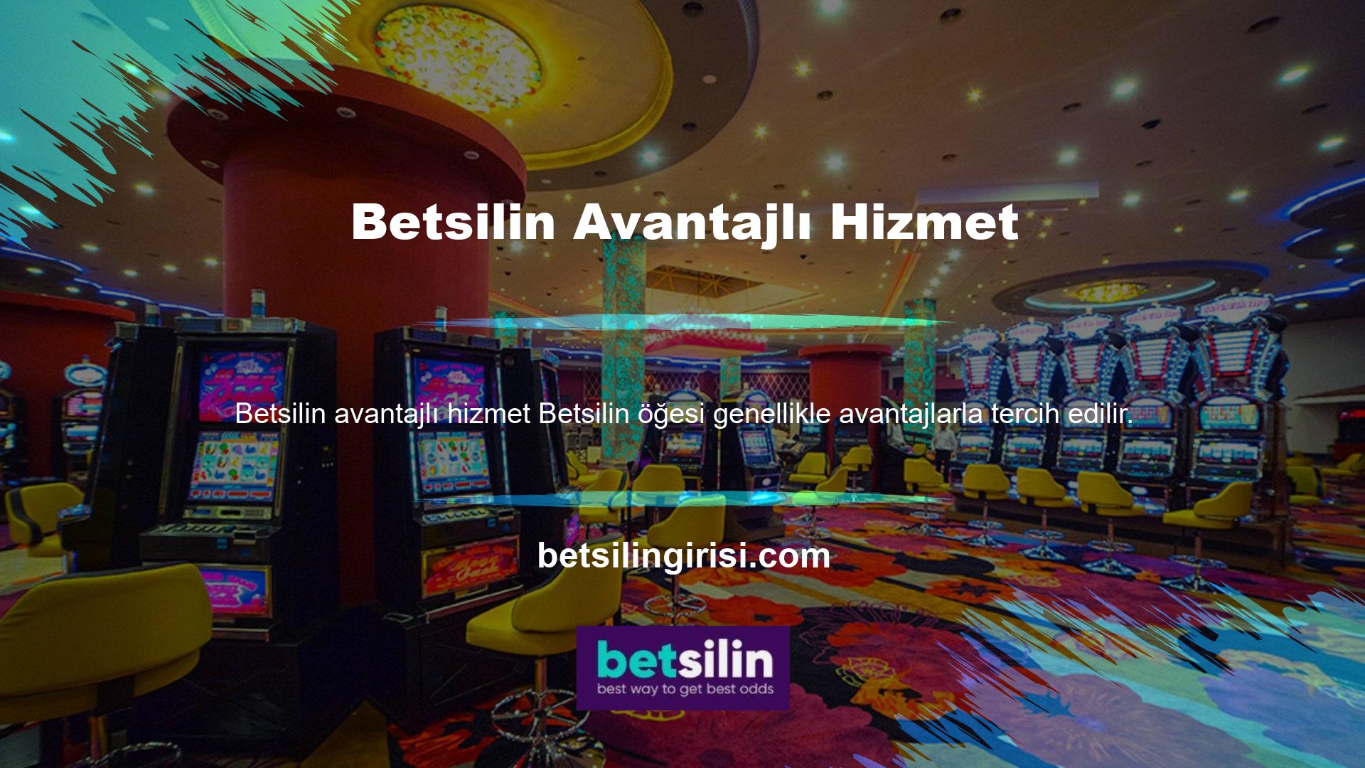 Betsilin kullanıcılarının avantajları ile kullanıcılar eğlenme ve yüksek para kazanma şansı sunar